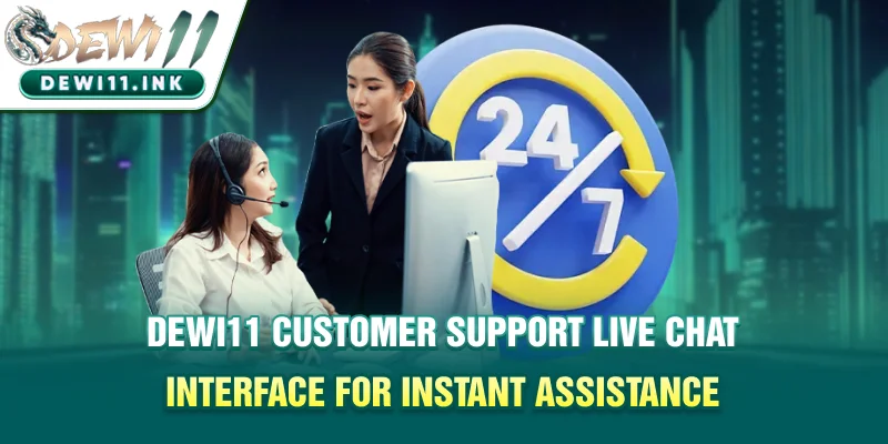 Dewi11 customer support live chat interface for instant assistance