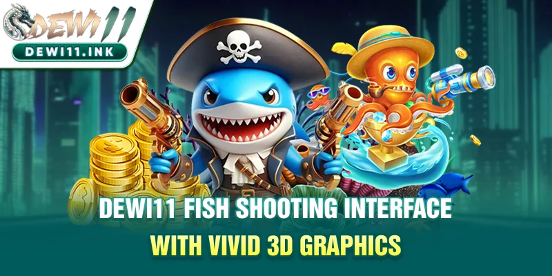 Dewi11 Fish Shooting interface with vivid 3D graphics