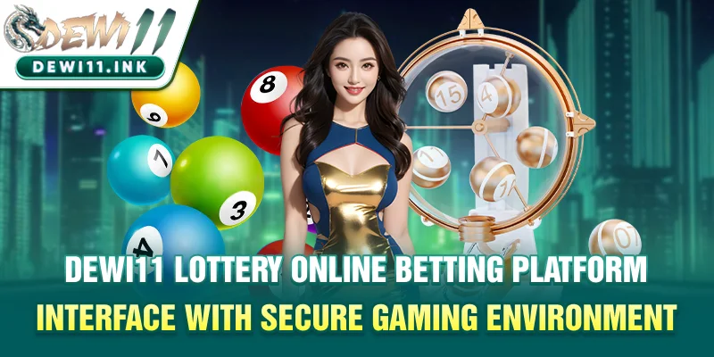 Dewi11 Lottery online betting platform interface with secure gaming environment