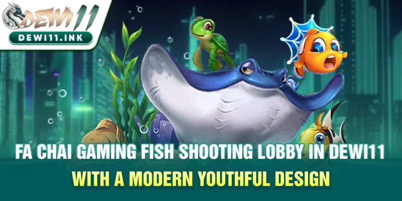 FA Chai Gaming fish shooting lobby in Dewi11 with a modern youthful design