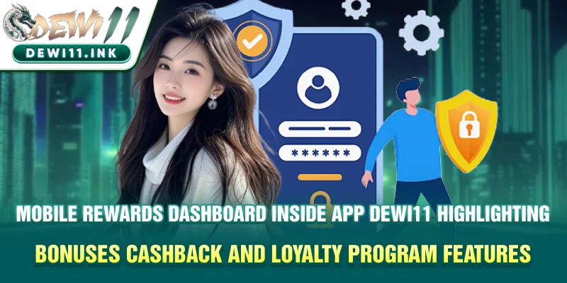 mobile rewards dashboard inside app Dewi11 highlighting bonuses, cashback, and loyalty program features