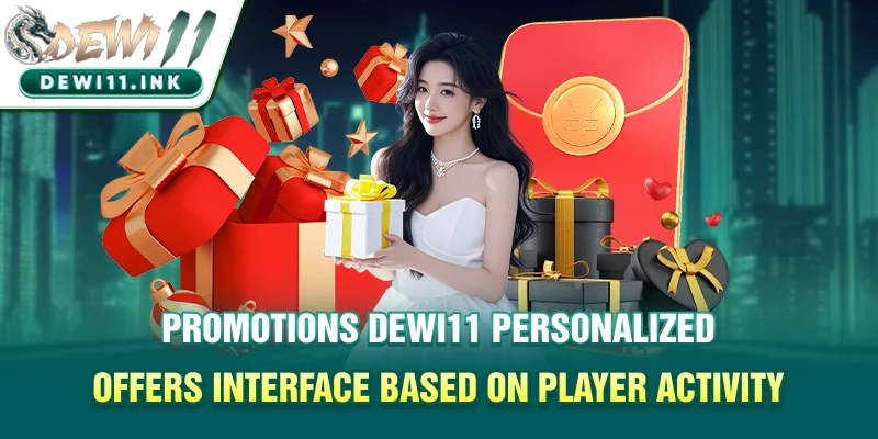 Promotions Dewi11 personalized offers interface based on player activity