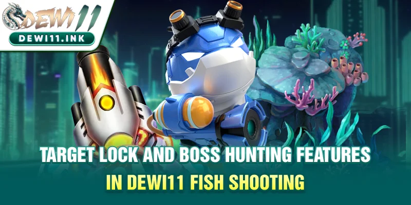 Target lock and boss hunting features in Dewi11 Fish Shooting