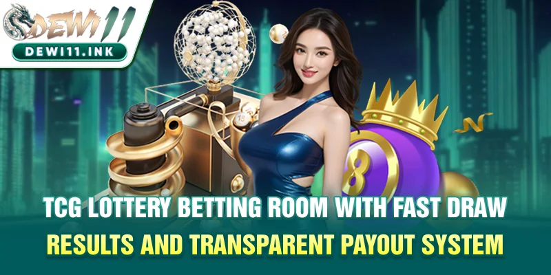 TCG Lottery betting room with fast draw results and transparent payout system